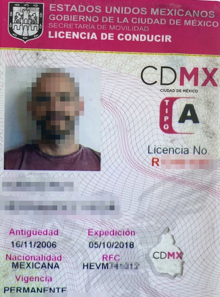 Spanish driver's licence
