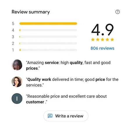 Google review from a client of Igor Isaev, screenshot 7