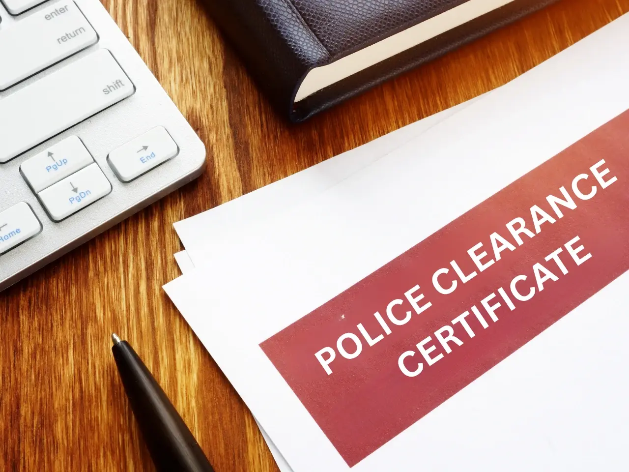 Police clearance certificate document used for international verification.
