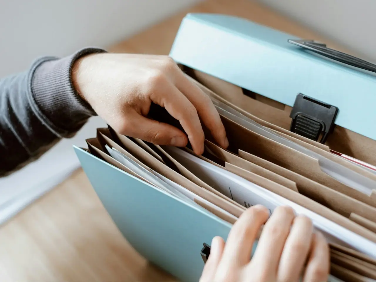 Searching for documents in a file cabinet for attestation (legalization).
