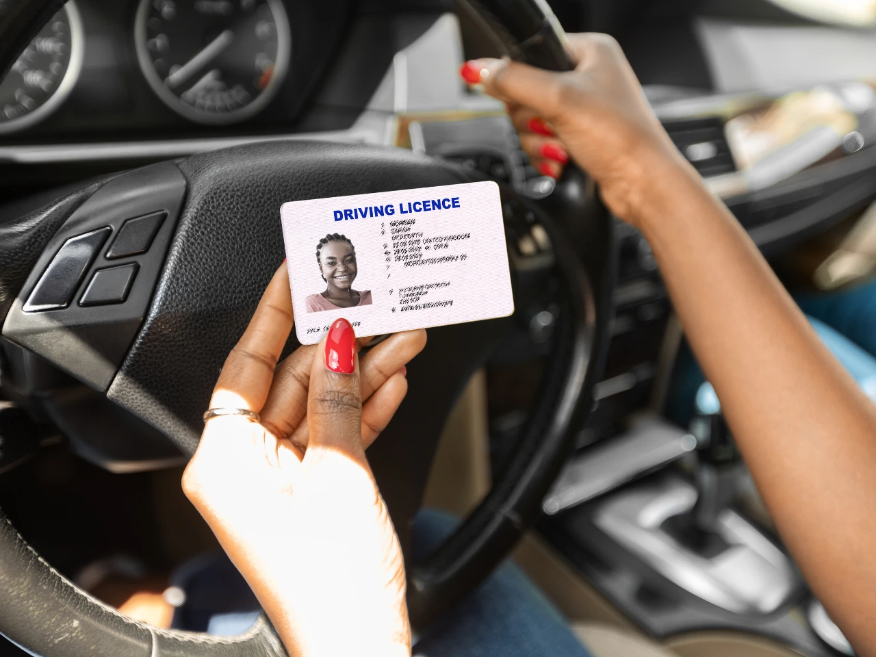 Driver presenting an Ontario driver's licence after passing the licensing process