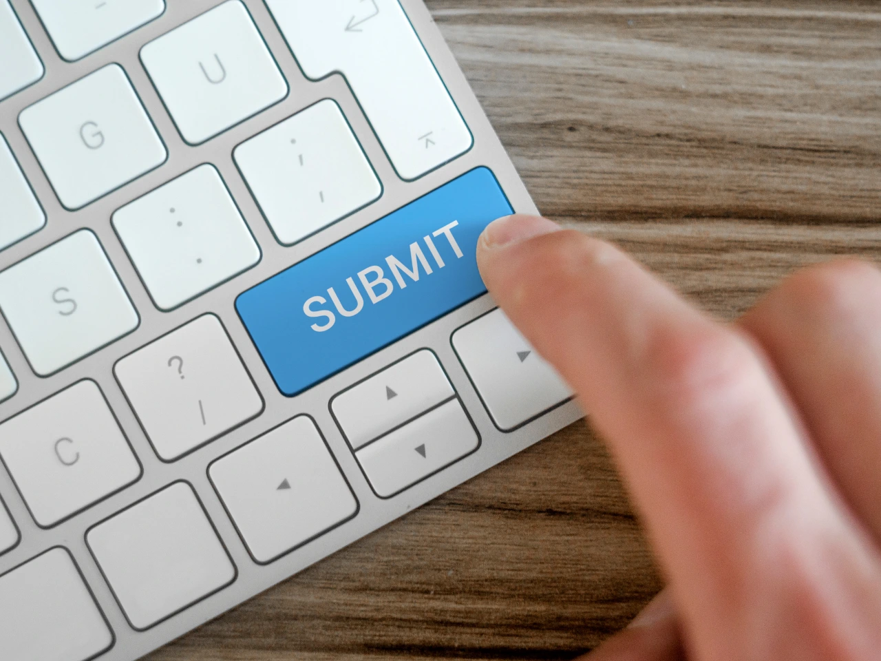 Submitting documents for a Canadian immigration application.