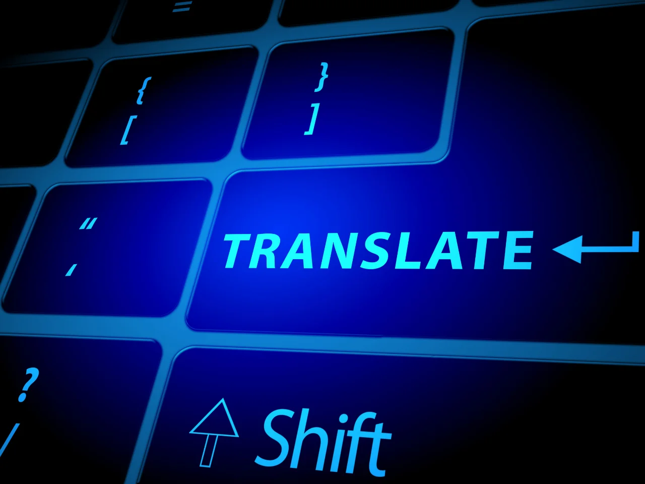 Translate button representing certified translation services in Canada.