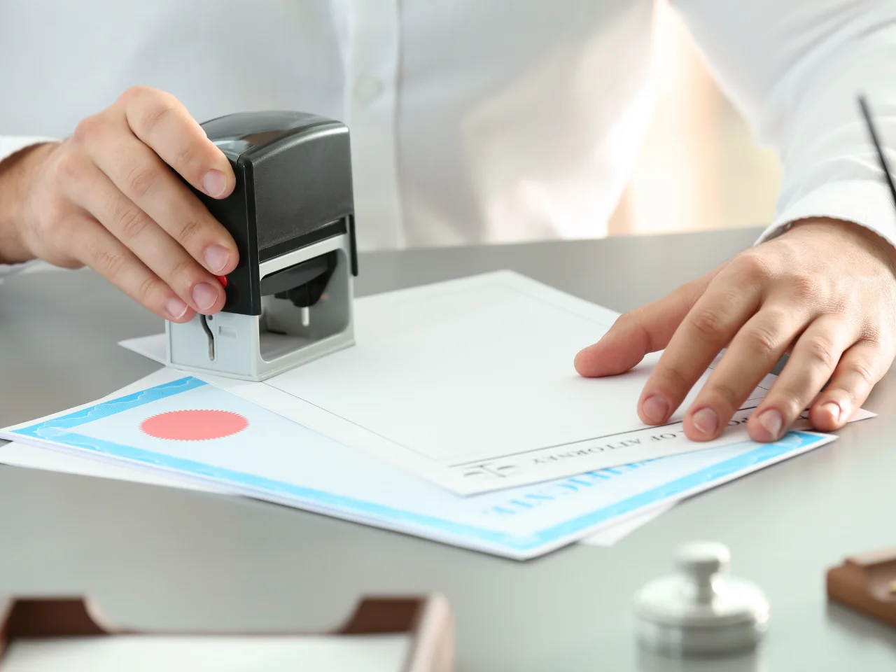 Official document receiving certification stamp as part of certified translation and document legalization services for UAE applications.