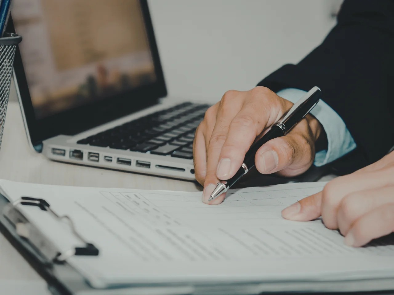 Reviewing documents during the WES credential evaluation process for Canadian immigration and education.